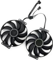 SISS efektyvus vaizdo plokštės ventiliatoriaus keitimas, skirtas „ASUS RTX 3060 Dual OC“ ir „ASUS GeForce RTX 3060 Ti 8GB Dual Mini OC“ modeliams, užtikrinantis optimalų aušinimo našumą