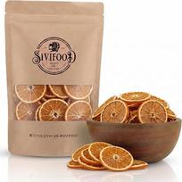 SIVIFOOD® Džiovintos apelsinų skiltelės [300 g] – aromatingos, aukščiausios kokybės džiovintos apelsinų skiltelės, skirtos kokteiliams, aperityvams, arbatai ir papuošimui – natūraliai džiovintos apelsinų skiltelės be priedų