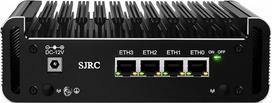 SJRC „Firewall Mini PC“ J6413, 4 branduoliai, „OPNsense“ maršrutizatorius su 4 x 2,5GbE LAN jungtimis, be ventiliatoriaus „Mirco Appliance“ aparatinė įranga, 8GB RAM, 128GB NVMe SSD, AES-NI, 2 x M.2, 2 x SATA 3.0, 2 HD + USB-C, 3 ekranai