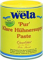 Skaidri vištienos sriuba "Pur" - Wela 1/1 skardinė, vištienos sultinio pasta 40 L, vištienos sultinys