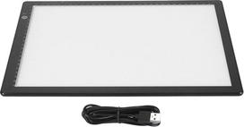Skaidrių skaitytuvas „Ultra Thin“ 35 x 25 cm A4 Nešiojamas ypač plonas LED apšvietimo skydelis su 3 ryškumo lygiais Skaidrių skaitytuvas, skirtas įrėmintų skaidrių skaitmeninimui, maitinamas per USB