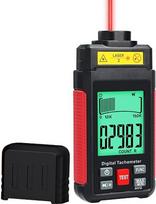 Skaitmeninis apsisukimų per minutę (RPM) matuoklis, 99 999 RPM, lazerinis testeris su MAX/MIN/AVG funkcijomis, 2 matavimo režimai, skirtas automobilių, pramonės ir savarankiško remonto sričių variklių apsisukimų matavimui
