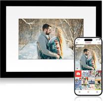 Skaitmeninis nuotraukų rėmelis, "Rollei Smart Frame WiFi 110" 10,1 colių "Frameo" skaitmeninis nuotraukų rėmelis 1280 x 800 IPS jutiklinis ekranas 32GB atminties Juodas rėmelis Skaitmeninis nuotraukų rėmelis