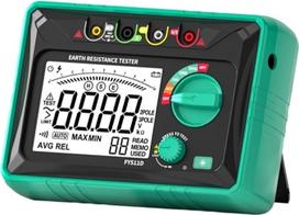 Skaitmeninis varžos matuoklis, įžeminimo varžos matuoklis, megaomometras, 0–2000 omų, skirtas elektros įrangos tikrinimui ir techninei priežiūrai, varžos matuoklis
