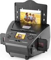 Skaitytuvas skaidrėms, negatyvams ir 35 mm/135 juostelėms – daugiafunkcinis skaitytuvas | 22 MP JPG, 4GB SD kortelė, 2,4 colių LCD ekranas, USB jungtis, suderinamas su „Windows“ ir „Mac“, nuotraukų skaitytuvas, negatyvų skaitytuvas, nereikia kompiuterio