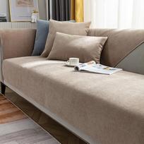 Skandinaviško stiliaus sofos užvalkalas, L/U formos kampinė sofa, 1, 2, 3, 4 vietų, šenilinė, neslystanti sofos antklodė, skirta odinėms, medinėms ir audinėms sofoms, balkono antklodės, atsparios kačių įbrėžimams (70 x