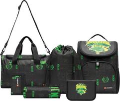 SKANDO BAGS LEGO® Ninjago® 6 dalių mokyklinių kuprinių rinkinys – 16 l, „Lloyd“