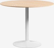 SKLUM „Yvetta“ apvalus valgomojo stalas iš MDF ir metalo, skersmuo 90 cm