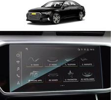 SKTU Ekrano apsauga, suderinama su "Audi A6 C8" / "A7 4K 2019-2023 2024", 10,1 colio (MMI), atsparus įbrėžimams grūdintas stiklas