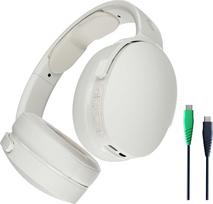 Skullcandy Hesh Evo Over-Ear Wireless Headphones, 36 Hours Battery Life, Micro, Compatible with iPhone, Android and Bluetooth Devices - Bone