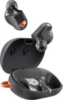 Skullcandy Sesh ANC Active Wireless In-Ear Headphones with Active Noise Canceling, 48 Hours Waterproof (IP67), Micro, Compatible with iPhone, Android, Bluetooth Devices - True Black/Orange