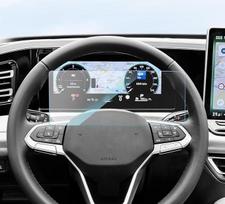 SKTU ekrano apsauginė plėvelė, skirta „VW Tiguan 3“ (2024–2025 m.) prietaisų skydelio „Digital Cockpit“ ekranui, iš grūdinto stiklo, atspari įbrėžimams, 10,25 colių