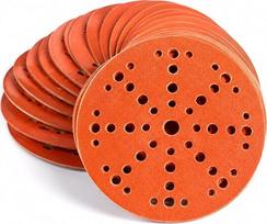 Šlifavimo diskai, 150 mm, 50 vnt., 15,2 cm, 49 skylės, grūdėtumas 60, „Velcro“ šlifavimo diskas, skirtas ekscentrinėms šlifavimo mašinoms