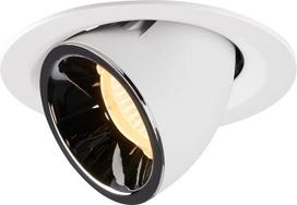 SLV NUMINOS® GIMBLE M / LED įleidžiamas lubinis šviestuvas / prožektorius, lubinis šviestuvas, įleidžiamas šviestuvas, vidaus apšvietimas, 3000 K, 17,5 W, 1550 lm, balta, 55 laipsniai