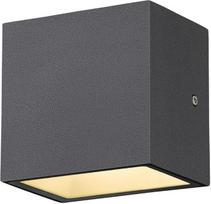 SLV SITRA CUBE WL, LED lauko sieninis ir lubinis montuojamas šviestuvas, antracito spalvos, IP44, 3000 K, 10 W