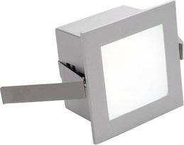 SLV „Frame Basic“ įleidžiamas šviestuvas, kampinis, matinis, šiltos baltos spalvos LED, aliuminis