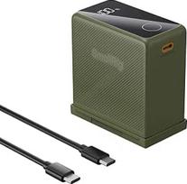 SMALLRIG baterija NP-F970 10500 mAh "Sony NP-F970 F750 F550" atsarginė baterija, PD 36W USB-C 3,5H greitas įkrovimas, fotoaparato baterija su OLED ekranu, skirta fotoaparatui, vaizdo lempai, vaizdo kamerai, žalia - 4577