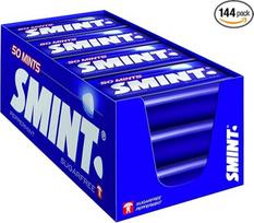 SMINT pipirmėtės | 12 metalinių dėžučių su pipirmėtės pastilėmis | Be cukraus, skirtos dantų priežiūrai