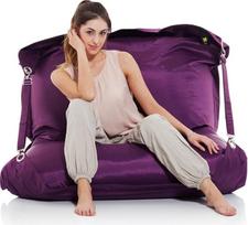 SMOOTHY® „Bean Bag XXL 450L Supreme“ – milžiniškas sėdmušis, skirtas naudoti patalpose ir lauke | Sėdmušis vaikams ir suaugusiems – vandeniui atsparus, skalbiamas apvalkalas, 2 atsipalaidavimo dirželiai