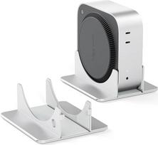 SNANSHI "Mac Mini M4" stovas - vertikalus stalinis laikiklis, vertikalus dizainas, kad būtų lengva pasiekti maitinimo mygtuką, taupo vietą, geriau išsklaido šilumą, suderinamas su "Mac Mini M4" / "M4 Pro