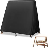 Sodo sūpynių užvalkalas, 3 vietų, atsparus vandeniui, 240 x 225 x 220 cm, skirtas lauko sąlygoms, su rėmu, atsparus vėjui, pagamintas iš patvarios 420D medžiagos, lauko hamakai, sodo kėdžių užvalkalai