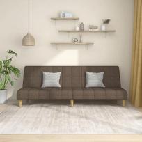 Sofa lova 2 sėdimos vietos Taupe 200 x 84,5 x 69 cm, sofa lova su gulimuoju paviršiumi 200 x 100 cm, kompaktiška svetainės sofa lova studijai, virtuvei, biurui