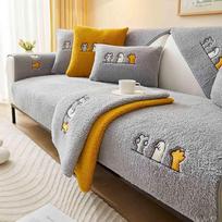 Sofos apsauga, aksominis neslystantis L formos 1 2 3 4 vietų sofos užvalkalas Sofos apsauga Kačių šunų antklodė Kampinė sofa Lauko sofa, D 90 x 240 cm
