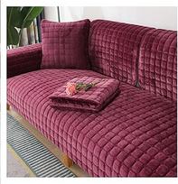 Sofos užvalkalas / kampinis sofos užvalkalas, L formos, 3/2/4 vietų kampinė sofa, aksominis sofos apsaugalas, neslystantis, dvipusis sofos užklotas, sofos apsaugalas baldams (spalva: B, dydis: 90x180 cm, 1 vnt.)