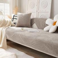 Sofos užvalkalas I formos kampinė sofa Velvet U formos sėdynė Šunų ir kačių sofos apsauginis užvalkalas ištempiamas be porankių Neperšlampamas sofos užvalkalas Antklodė Sofos apsauginis užvalkalas 1/3/2/4 vietų, BB 90 x 210 cm