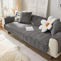 Sofos/sofos užvalkalas, L formos/U formos/kampinė sofa (3/2/1 vietų), sofos antklodė, šilta, ypač minkšta, aksominės sofos apsauginės antklodės, neslystantis, apsaugantis nuo įbrėžimų, skirtas šunims ir katėms | Šiltesnė, ypač minkšta, trumpaplaukė pliuši