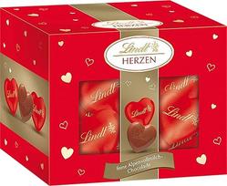 Šokoladas "Lindt" | "Full Milk Hearts" | 340 g | Širdelės iš švelnaus pieno šokolado | Šokoladinė dovana Valentino dienai