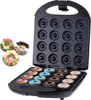 SOKANY SK-08002 1400 W spurgų kepimo aparatas, mini spurgų kepimo aparatas, skirtas 16 mini spurgoms, su nelimpančia danga, automatinis temperatūros reguliavimas, be BPA