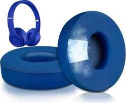 SoloWIT® Cooling Gel Replacement Ear Pads for Beats Solo 2 & Solo 3 Wireless On-Ear Headphones, High Density Noise Isolation Foam Pads, Extra Thickness