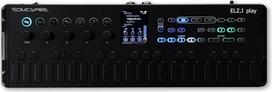 SONICWARE ELZ_1 play V2 „All Black“ „Launch Edition“ – riboto tiražo sintezatorius su 18 garso varikliais, „Wavetable“ ir „Layer“ režimais, 4 takelių looperiu, komplektuojamas su kietuoju dėklu, juodos spalvos