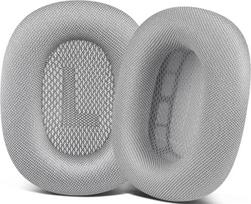 SOPROM Ear Pads Replacement for Airpods Max Over-Ear Headphones Ear Pads with Durable Mesh Soft Foam - Silver