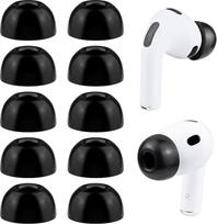 SOULWIT atminties putų ausų kištukai, skirti "AirPods Pro 3" (3 kartos 2025), "Pro3" ausų kištukų priedai (juoda/M)