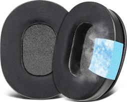 SOULWIT pakaitiniai ausų pagalvėlės "Sony MDR NC8/MDRNC8" ausinėms, ausų pagalvėlės su ledo šilko audiniu, didelio tankio putos