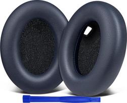 SOULWIT Profesionalūs pakaitiniai ausų įdėklai "Sony WH-1000XM4" (WH1000XM4) ausinėms su minkšta proteino oda, triukšmą izoliuojančiomis putomis, ypač stori