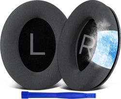 SOULWIT „Full Cooling“ ausinių pagalvėlės, skirtos „Bose“ ausinėms (QC35/QC45/QC SE) – juodos spalvos