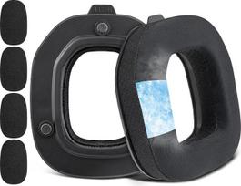 SOULWIT „Cool“ ausinių pagalvėlės, skirtos „Astro A50X“/„A50 Gen4“/„A50 Gen5“ – juodos | Nesuderinamos su „A50 Gen 1“/„2“/„3“ ausinėmis