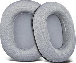 SOULWIT® Profesionalūs pakaitiniai ausų įdėklai ATH Audio-Technica DJ ausinėms M50x / M50xBT / M50RD / M40X / M30x / M20x / MSR7 / SX1, ausų įdėklai su patvariu tinkliniu audiniu ir didelio tankio putomis