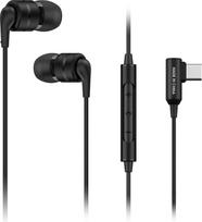 SoundMAGIC E80D USB-C ausinėse montuojamos stereofoninės ausinės L formos kištukas Inline valdiklis Metalinis korpusas 10 mm dinaminiai garsiakalbiai Vandeniui ir dulkėms atsparūs juodi