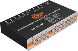 SP Audio 1 vnt. SP-765 PRO 7 juostų kryžminio perjungimo garso signalo procesorius, 2 RCA įėjimai ir 3 išėjimai, skirtas automobiliui