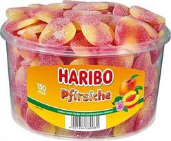 Spalvingas vaisių gumos, saldymedžio ir mini maišelių mišinys - idealiai tinka biurui, vakarėliams ir tiekimui bei HLKaufBlock (Peach & HLKauf-Block)