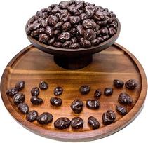 Spanguolės juodajame šokolade 100g/250g/500g/1000g, spanguolės šokolade, džiovinti vaisiai su šokoladu, šokolado produktai be glitimo, "Dörrland Premium Quality" (250g)