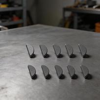 Sparno rato raktas, 2 vnt. po 37 mm, MS serija FS160, SR320, TS800, BR340, tvirta plieninė atsarginė dalis, grandininių pjūklų remontui, 10 vnt.