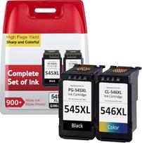 Spausdintuvo kasetės 545 546 XL, PG-545/CL-546 XL Multipack suderinamos su originaliomis "Canon" 545 546 545 546 spausdintuvo rašalo kasetėmis, skirtomis "Pixma TS3150 TS3350 TR4500 TR4551 MG2500 MG2550S MX4 95 iP2800