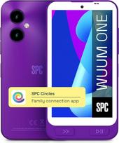 SPC WUUM ONE Vaikų išmanusis telefonas su „Android“ ir GPS, vaikų apsaugos funkcija, violetinės spalvos