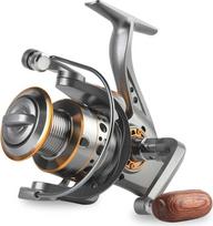 Spininginė „Angelrolle“ 1000–7000 serija, perdavimo santykis 5,2:1, maksimalus stabdymo jėgos dydis 26LB, CNC apdirbta ritė