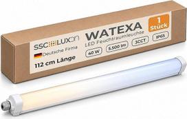 SSC-LUXon WATEXA LED lempa drėgnoms patalpoms, 1120 cm, 40 W, 5500 lm, 3 šviesos spalvos